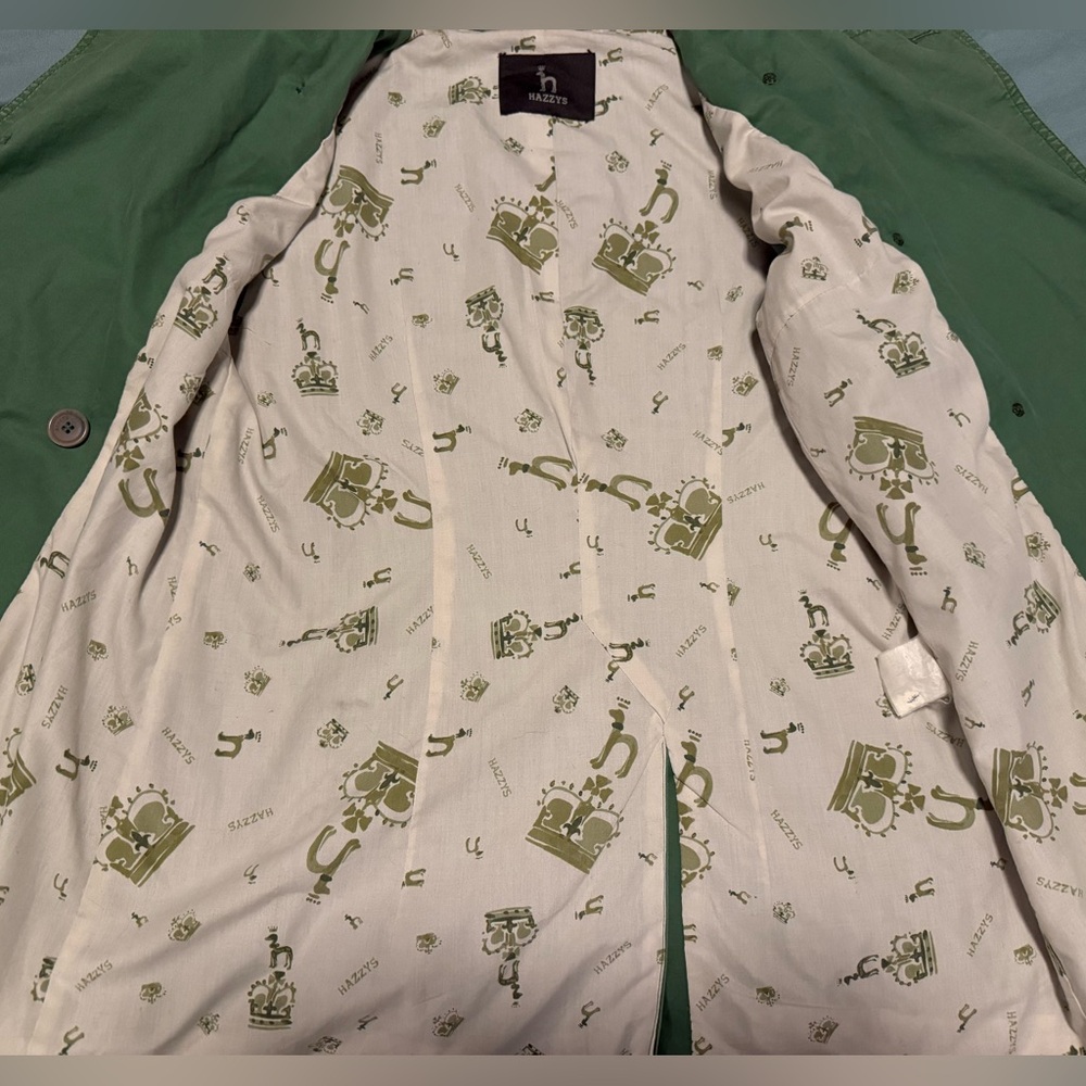 Hazzy’s Green Double-Breasted Field Coat - Picture 7 of 7
